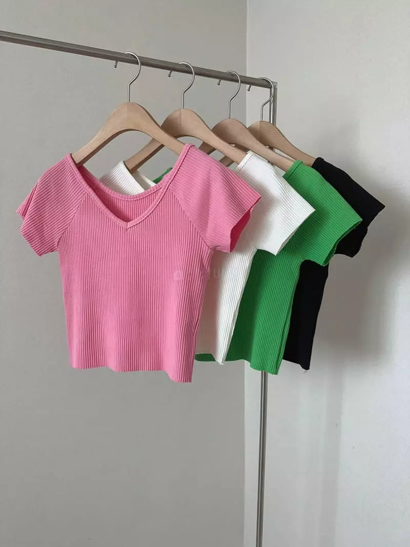 Unene Garden - Korean Women Fashion - #pursuepretty - Leo Tee - 12