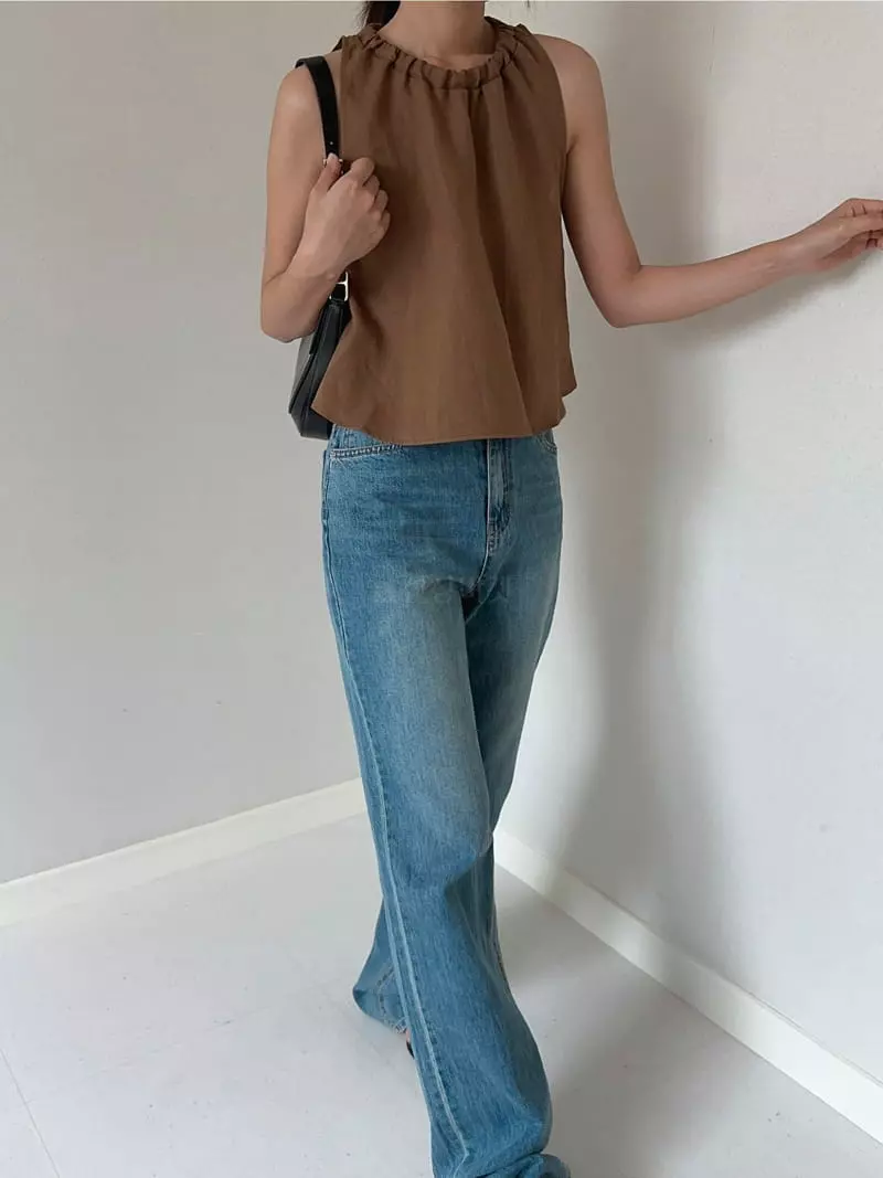 Unene Garden - Korean Women Fashion - #romanticstyle - Wholter Sleeveless - 7