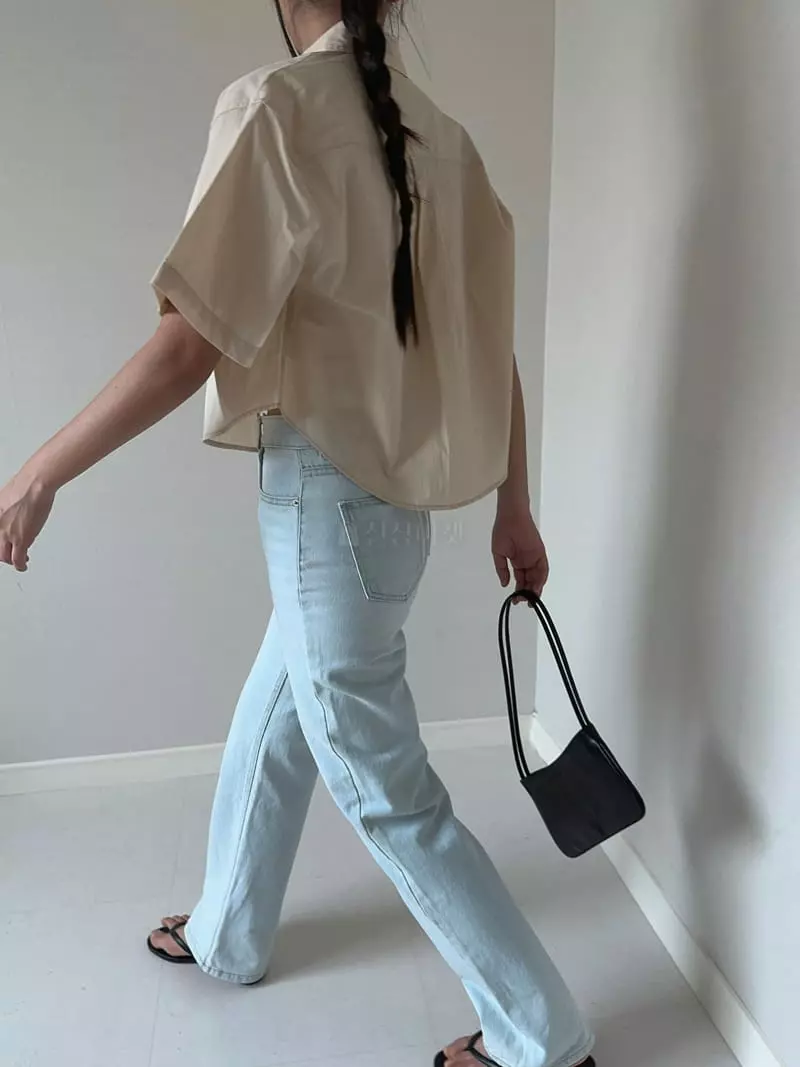 Unene Garden - Korean Women Fashion - #romanticstyle - CN Crop Shirt - 6