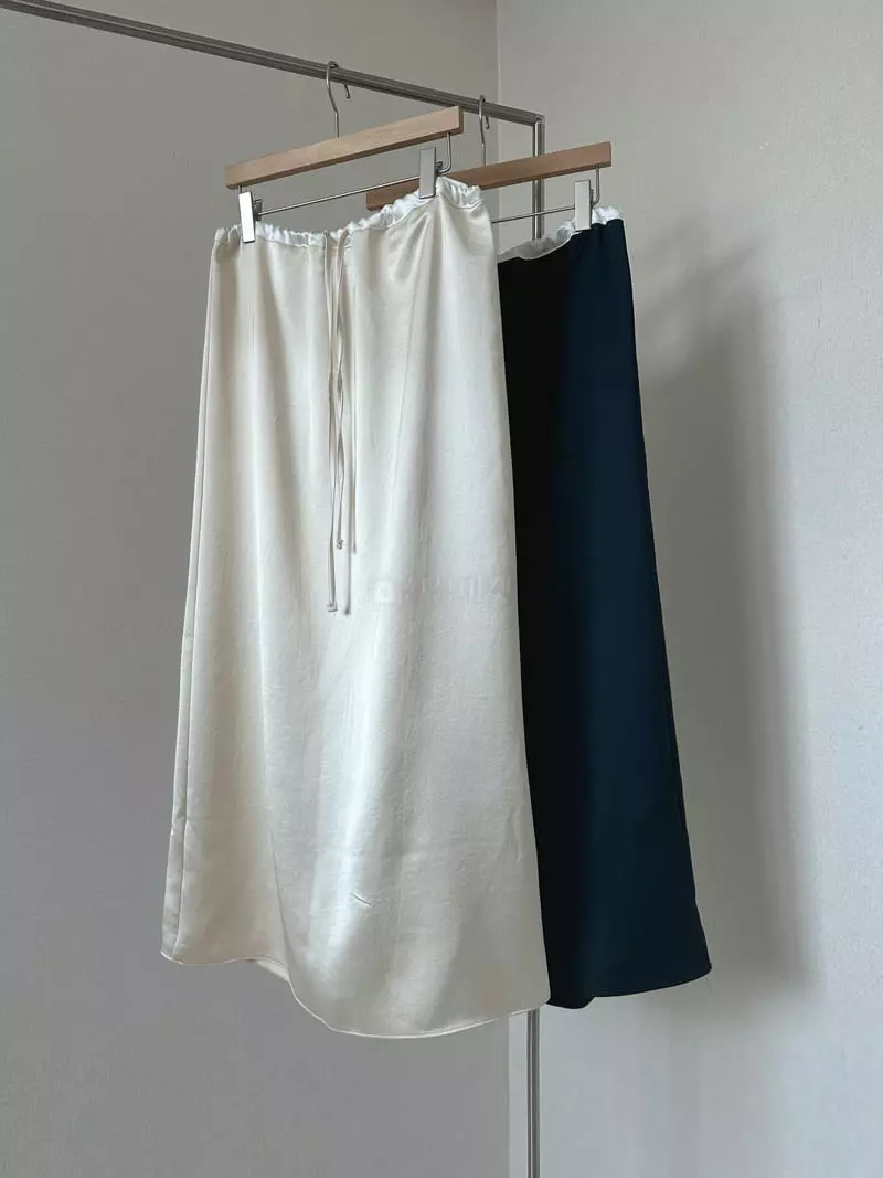 Unene Garden - Korean Women Fashion - #shopsmall - Shatin Skirt - 9