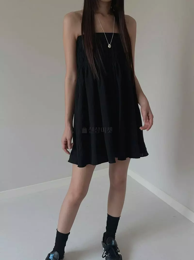 Unene Garden - Korean Women Fashion - #thatsdarling - Tube One-piece - 4