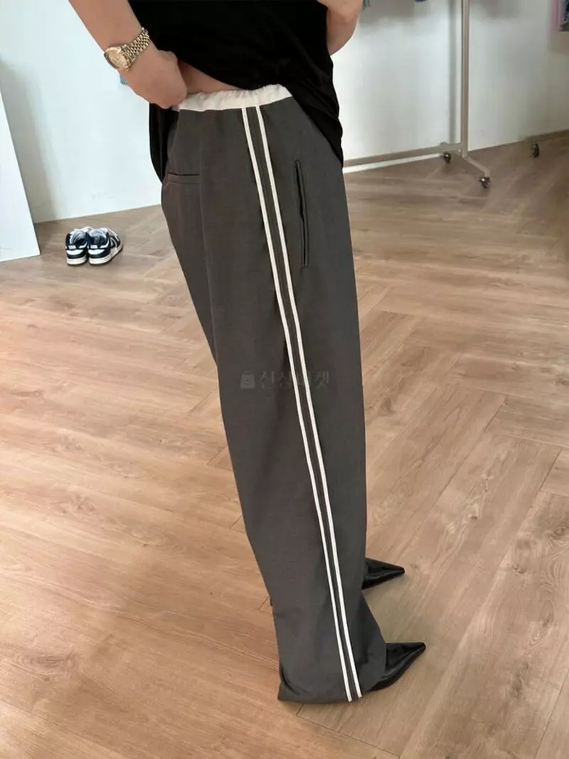 Unene Garden - Korean Women Fashion - #vintageinspired - Drop Pants - 5