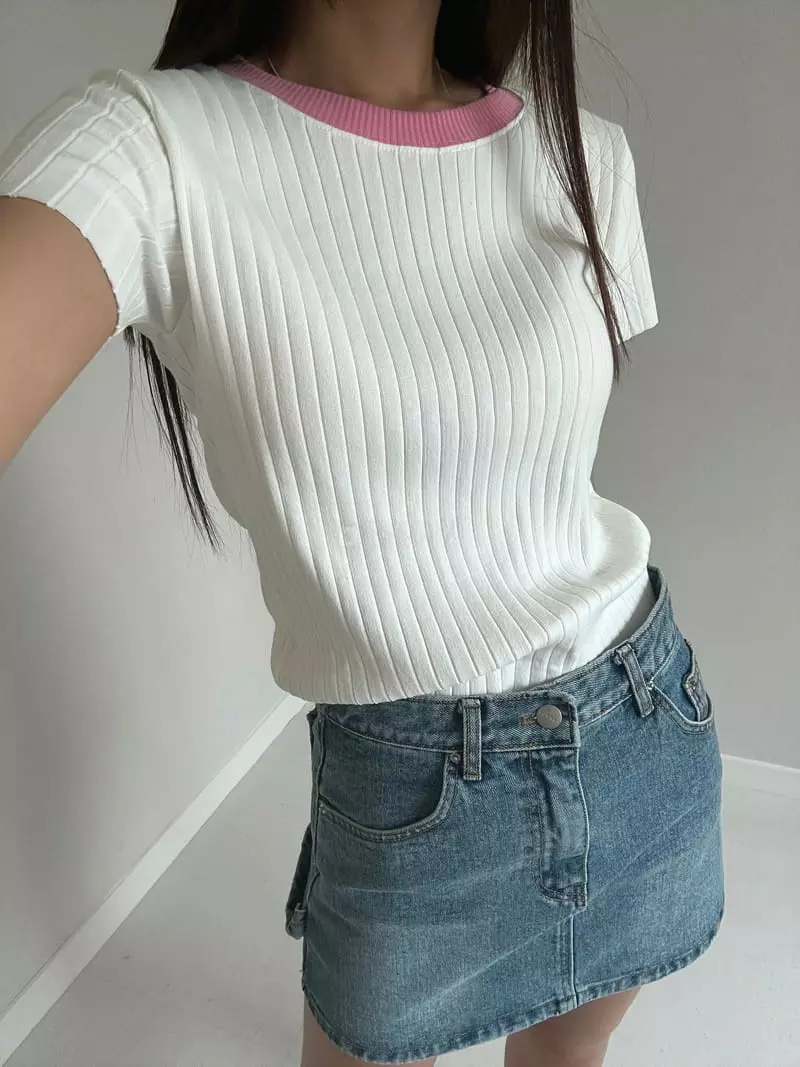 Unene Garden - Korean Women Fashion - #momslook - Oreo Tee - 4