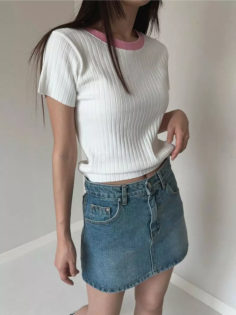 Unene Garden - Korean Women Fashion - #womensfashion - Oreo Tee - 6