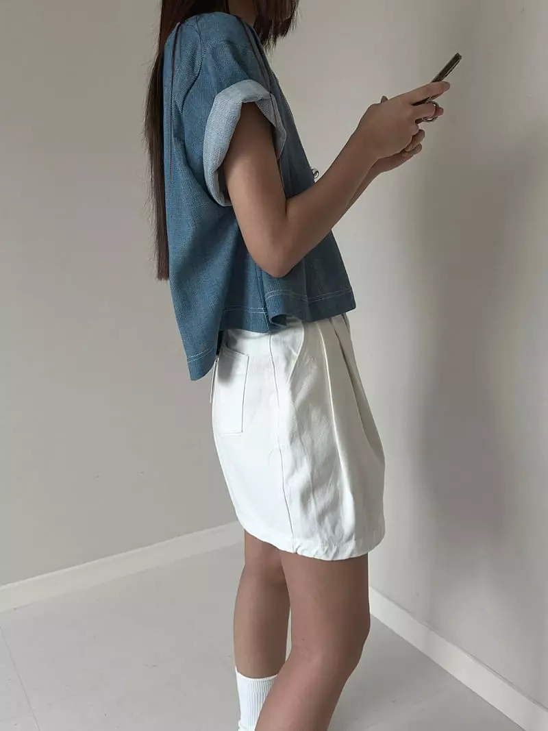 Unene Garden - Korean Women Fashion - #womensfashion - Summer Plare Top - 3