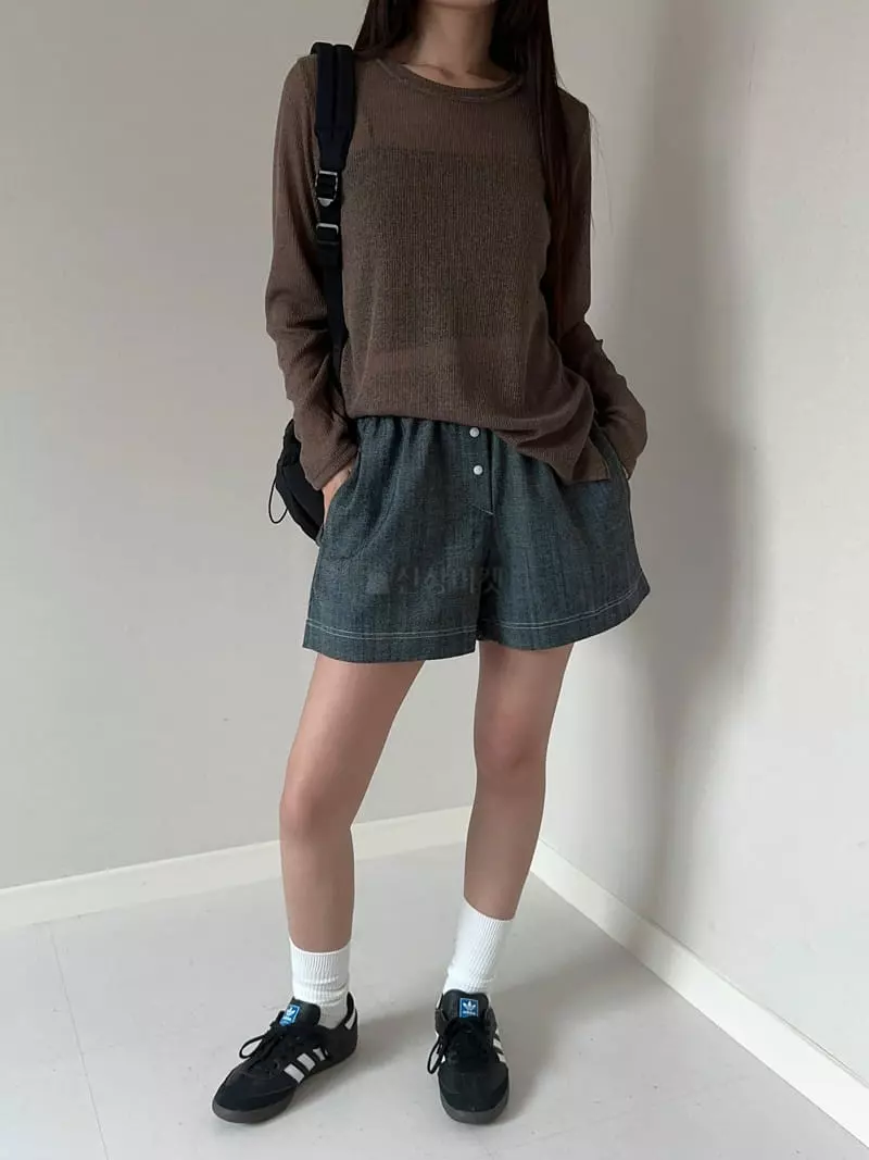 Unene Garden - Korean Women Fashion - #womensfashion - Summer Pants - 2