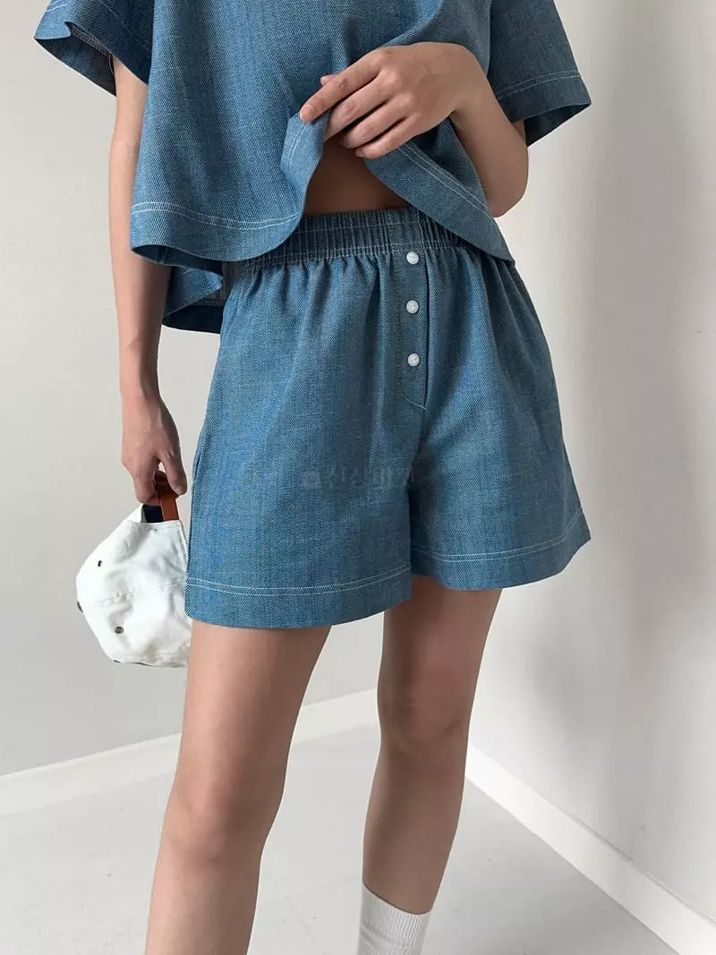 Unene Garden - Korean Women Fashion - #momslook - Summer Pants - 4
