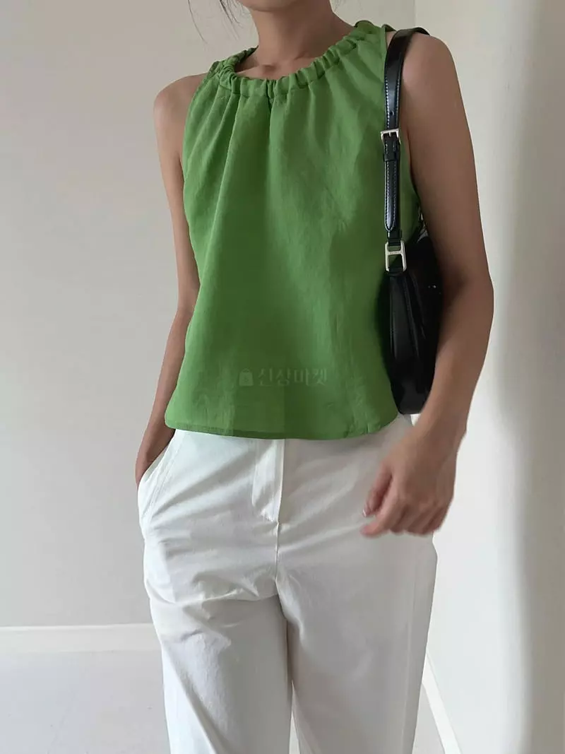 Unene Garden - Korean Women Fashion - #womensfashion - Wholter Sleeveless - 2