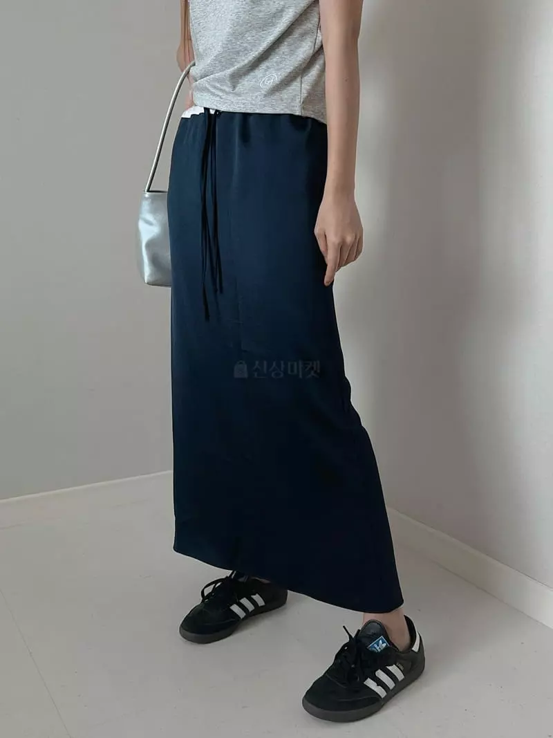 Unene Garden - Korean Women Fashion - #womensfashion - Shatin Skirt - 3
