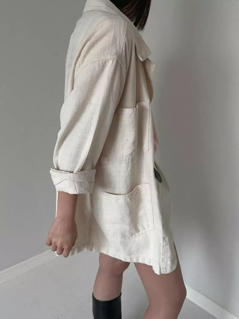 Unene Garden - Korean Women Fashion - #womensfashion - Line Jacket - 9