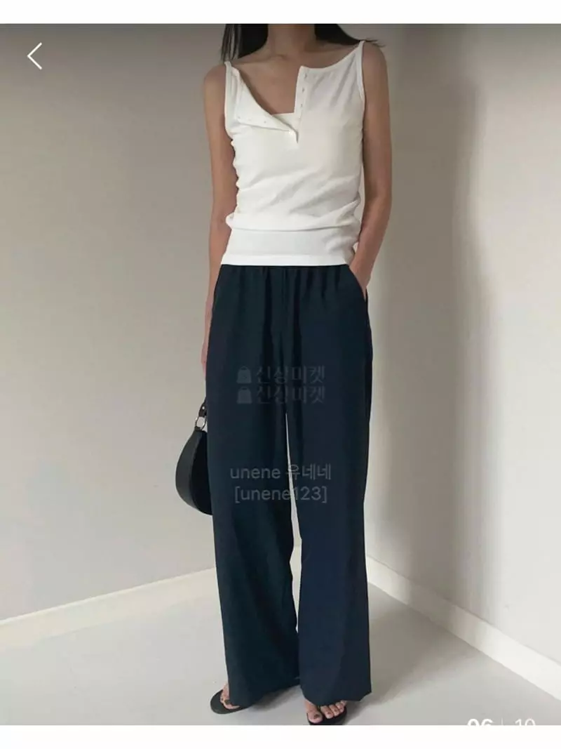 Unene Garden - Korean Women Fashion - #momslook - River Sleeveless - 4