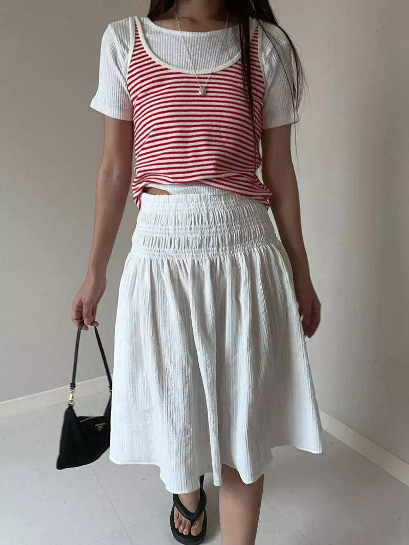 Unene Garden - Korean Women Fashion - #womensfashion - Terry Sleeveless - 7