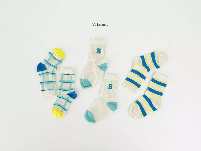 V Bunny - Korean Children Fashion - #Kfashion4kids - BB Socks Set - 2