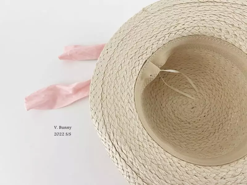 V Bunny - Korean Children Fashion - #childrensboutique - R Straw Hat - 3