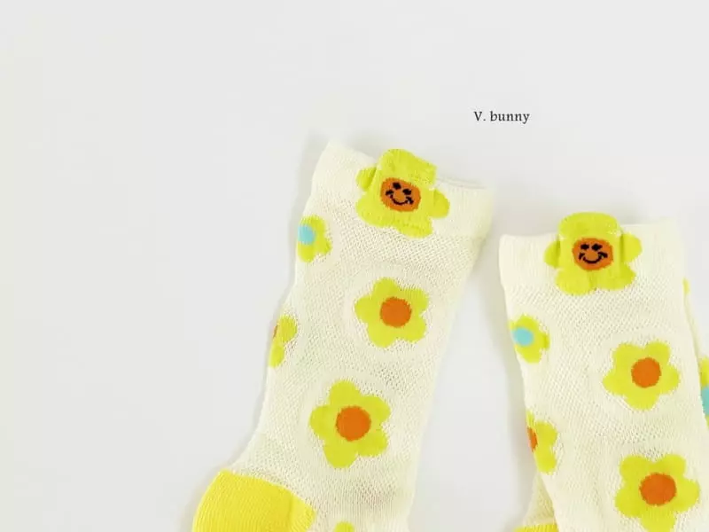 V Bunny - Korean Children Fashion - #designkidswear - Hehe Socks Set - 8