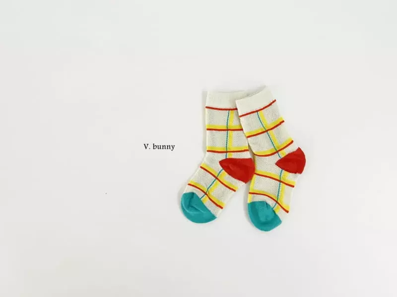 V Bunny - Korean Children Fashion - #Kfashion4kids - YY Socks Set - 4