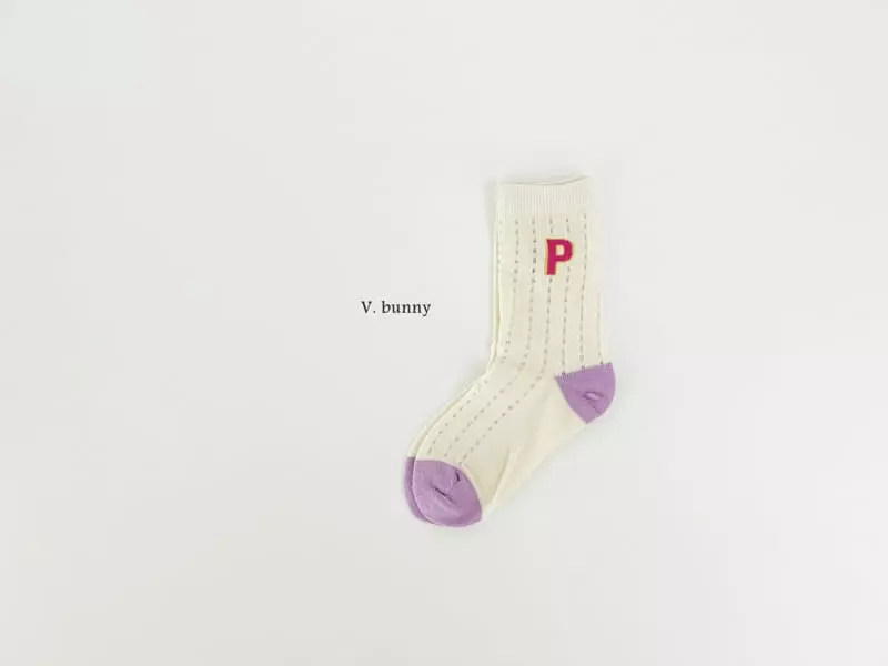 V Bunny - Korean Children Fashion - #littlefashionista - PP Socks Set - 2