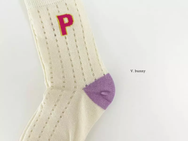 V Bunny - Korean Children Fashion - #magicofchildhood - PP Socks Set - 3