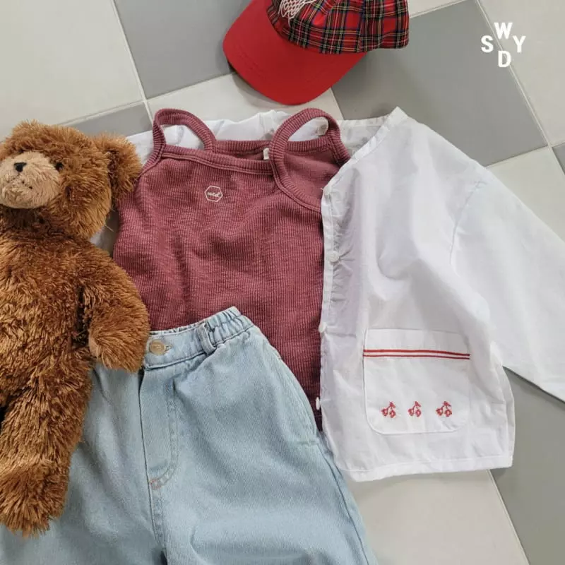 Wednesday - Korean Children Fashion - #magicofchildhood - Cheese Sleeveless - 9