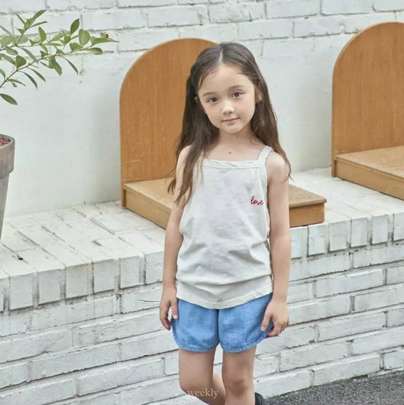 Weekly - Korean Children Fashion - #designkidswear - Love Sleeveless - 8