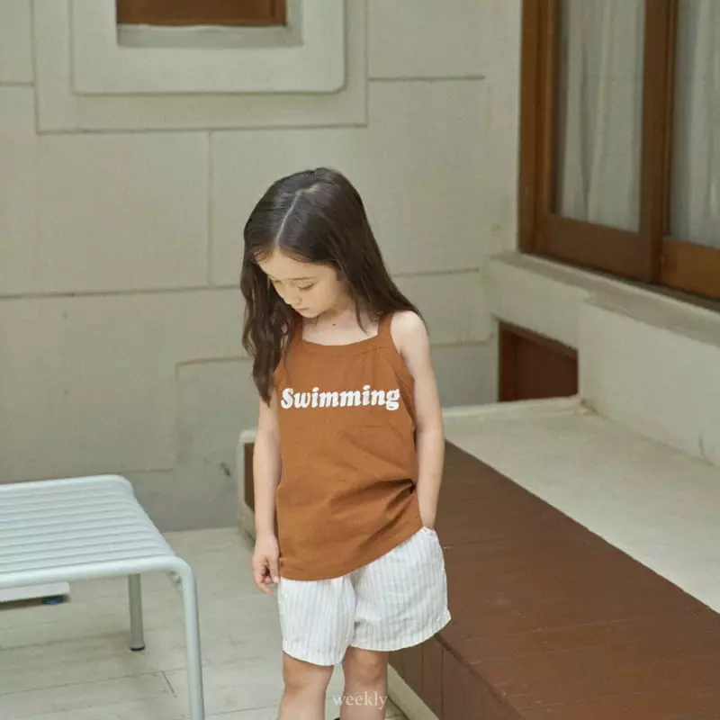 Weekly - Korean Children Fashion - #magicofchildhood - Swim Linen Sleeveless - 2