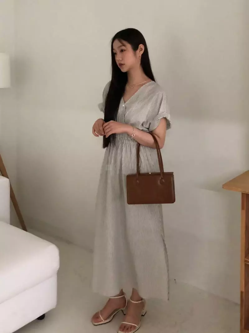 Your - Korean Women Fashion - #womensfashion - Marine One-piece - 4
