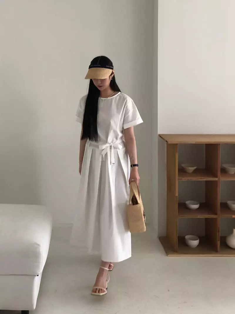 Your - Korean Women Fashion - #momslook - Dif Long One-piece - 9