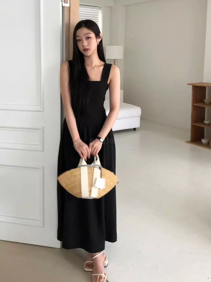 Your - Korean Women Fashion - #shopsmall - Puket Shirring Long One-piece - 8