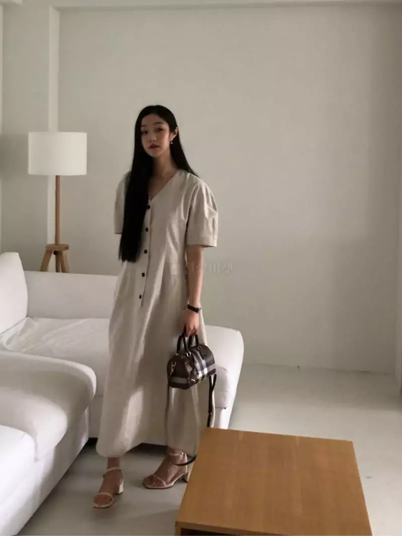 Your - Korean Women Fashion - #womensfashion - Mono V Neck One-piece - 3