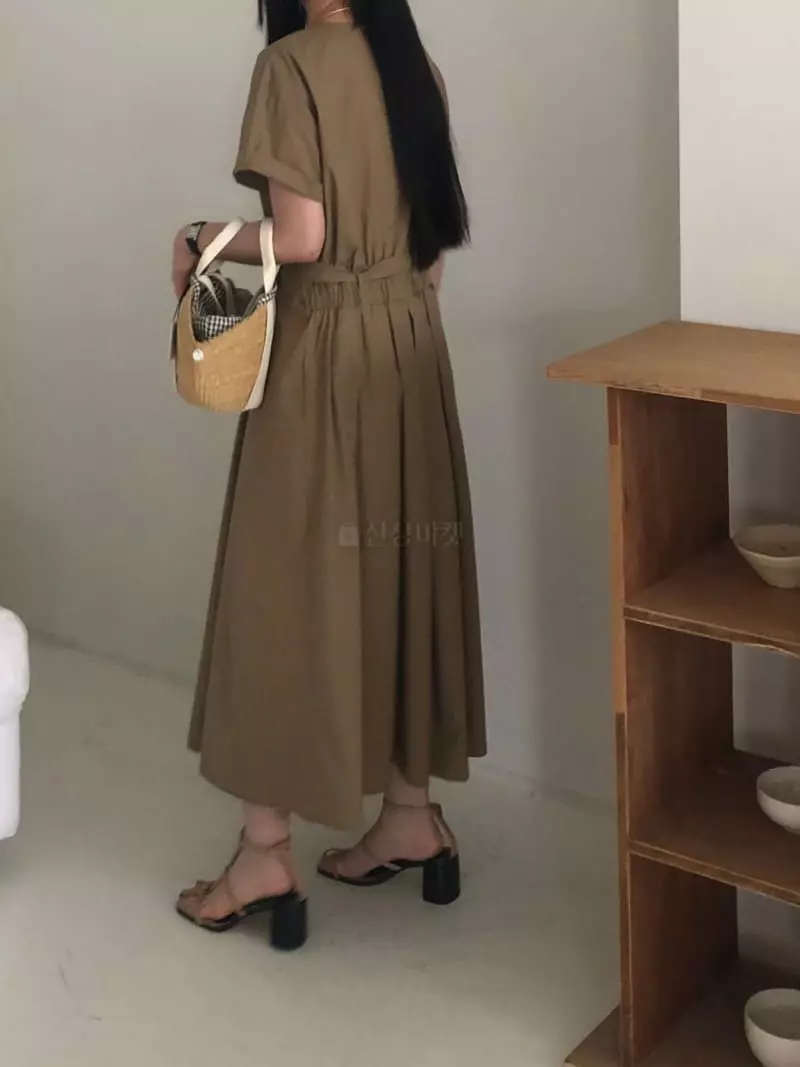 Your - Korean Women Fashion - #momslook - Dif Long One-piece - 4