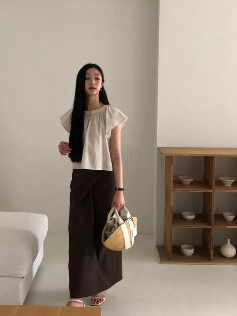 Your - Korean Women Fashion - #womensfashion - Cloud Shirring Blouse - 11