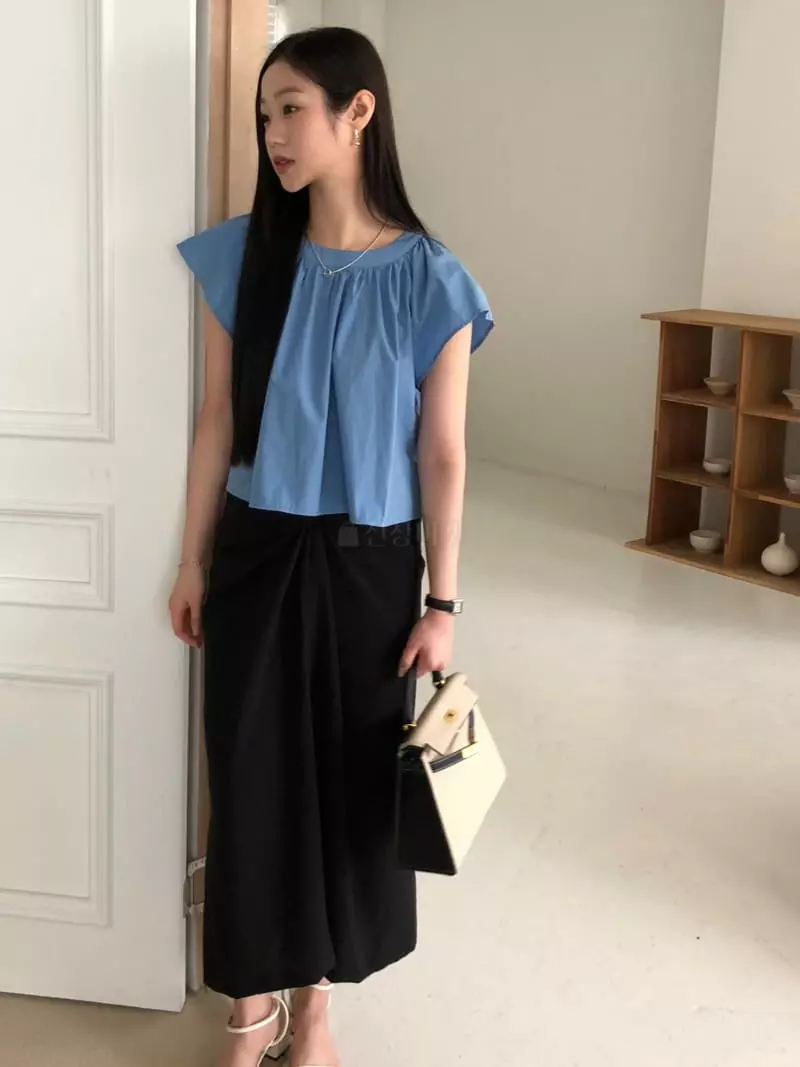 Your - Korean Women Fashion - #womensfashion - Cloud Shirring Blouse - 3