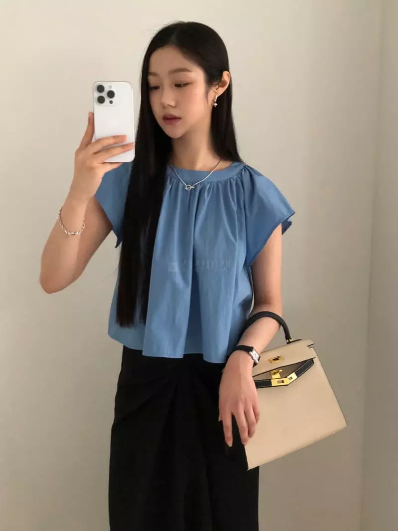 Your - Korean Women Fashion - #womensfashion - Cloud Shirring Blouse - 5