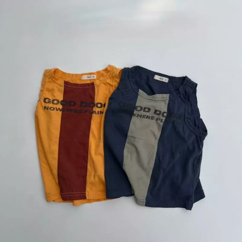 go;u - Korean Children Fashion - #discoveringself - Combination Sleeveless - 2