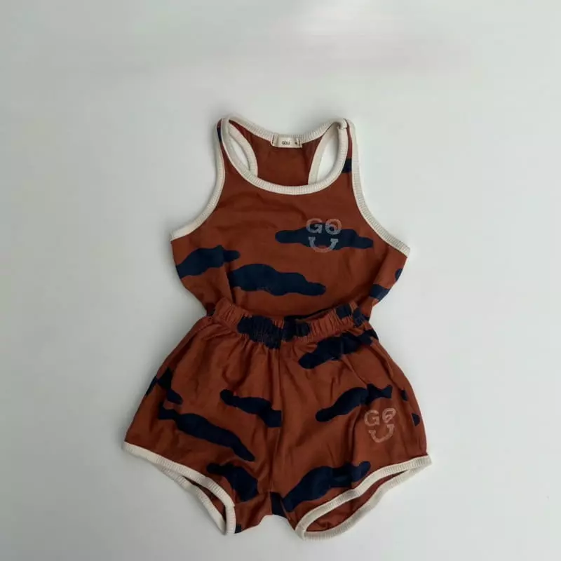 go;u - Korean Children Fashion - #minifashionista - Bagutte Top Bottom Set