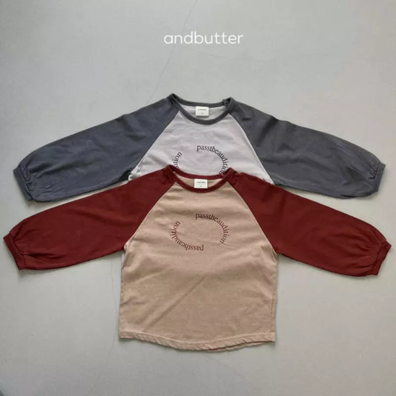 Andbutter - Korean Children Fashion - #Kfashion4kids - Path Raglan Tee