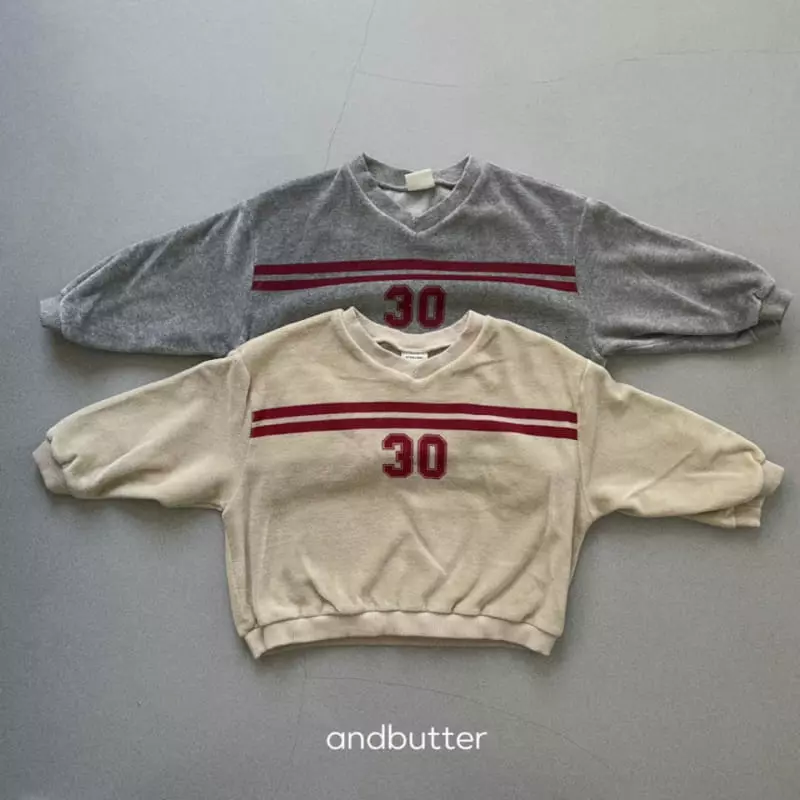 Andbutter - Korean Children Fashion - #childofig - Butter V Sweatshirt