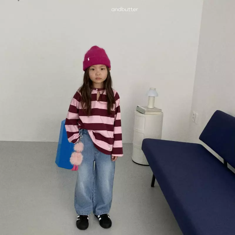 Andbutter - Korean Children Fashion - #childrensboutique - Autumm Jeans - 3
