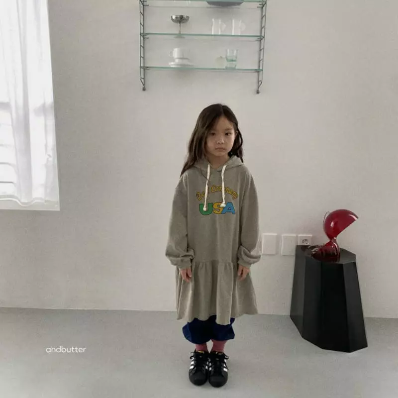 Andbutter - Korean Children Fashion - #childrensboutique - Plare Hoody One-piece