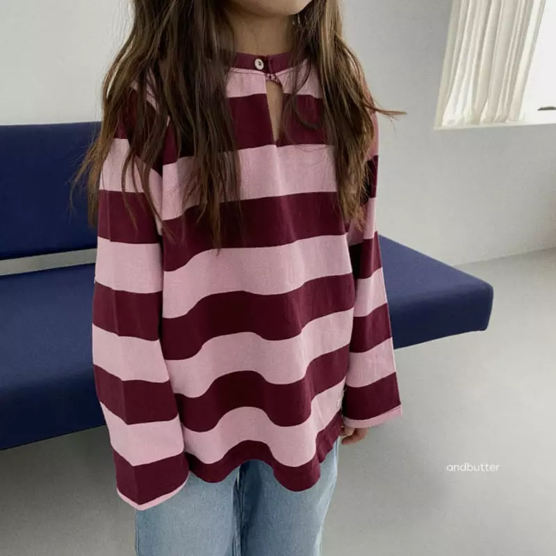 Andbutter - Korean Children Fashion - #kidsstore - Tom Stripes Tee - 9