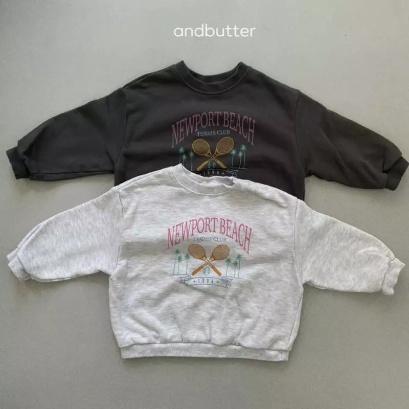 Andbutter - Korean Children Fashion - #kidzfashiontrend - Tennis Sweatshirt