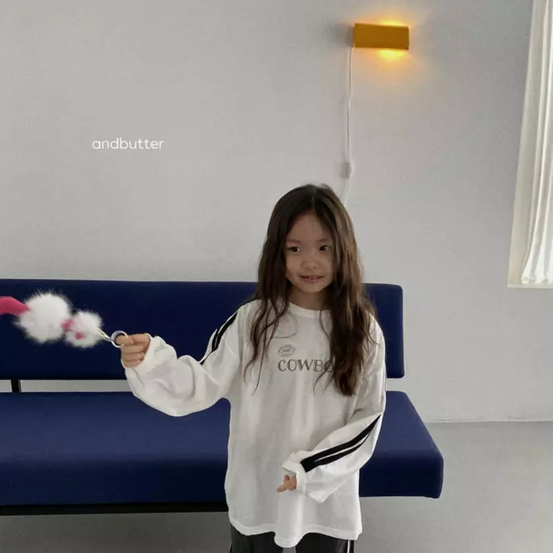 Andbutter - Korean Children Fashion - #minifashionista - Cow Boy Tee - 2