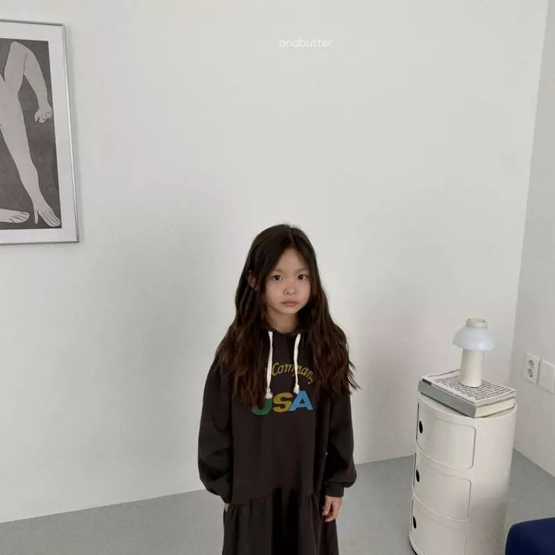 Andbutter - Korean Children Fashion - #minifashionista - Plare Hoody One-piece - 11