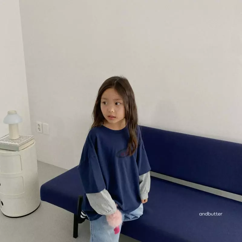 Andbutter - Korean Children Fashion - #minifashionista - Bort Layered Tee - 8
