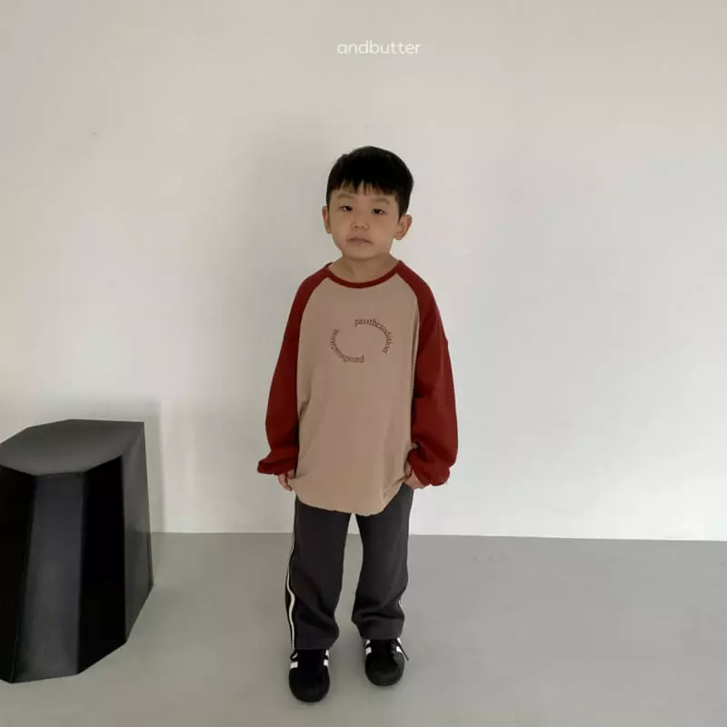 Andbutter - Korean Children Fashion - #todddlerfashion - Path Raglan Tee - 6