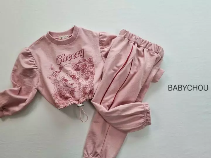 Babychou - Korean Children Fashion - #Kfashion4kids - Candy Top Bottom Set - 12