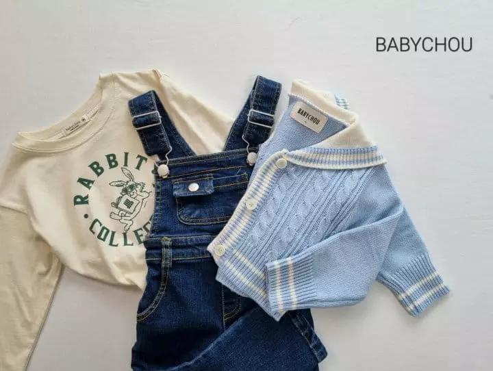 Babychou - Korean Children Fashion - #Kfashion4kids - Denim Overalls - 11