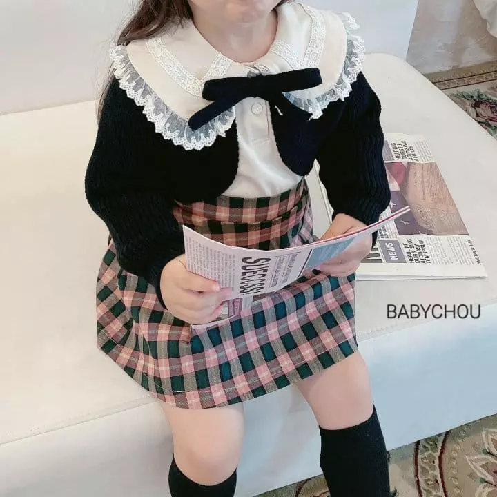 Babychou - Korean Children Fashion - #Kfashion4kids - Stripes Lie Tee - 8
