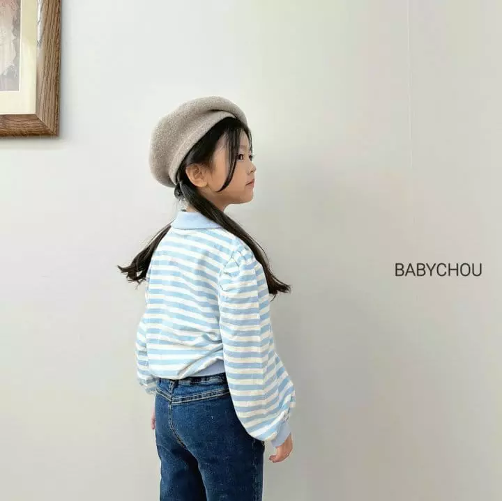 Babychou - Korean Children Fashion - #childofig - Triangle Sweatshirt - 9