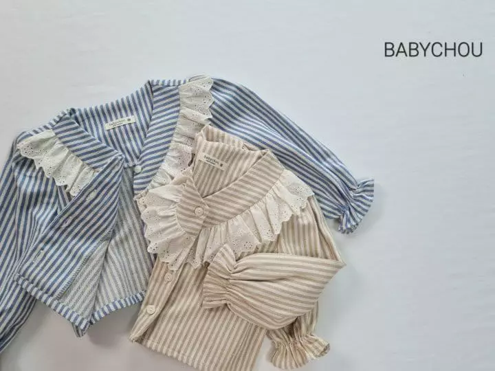 Babychou - Korean Children Fashion - #childofig - And U Blouse - 2